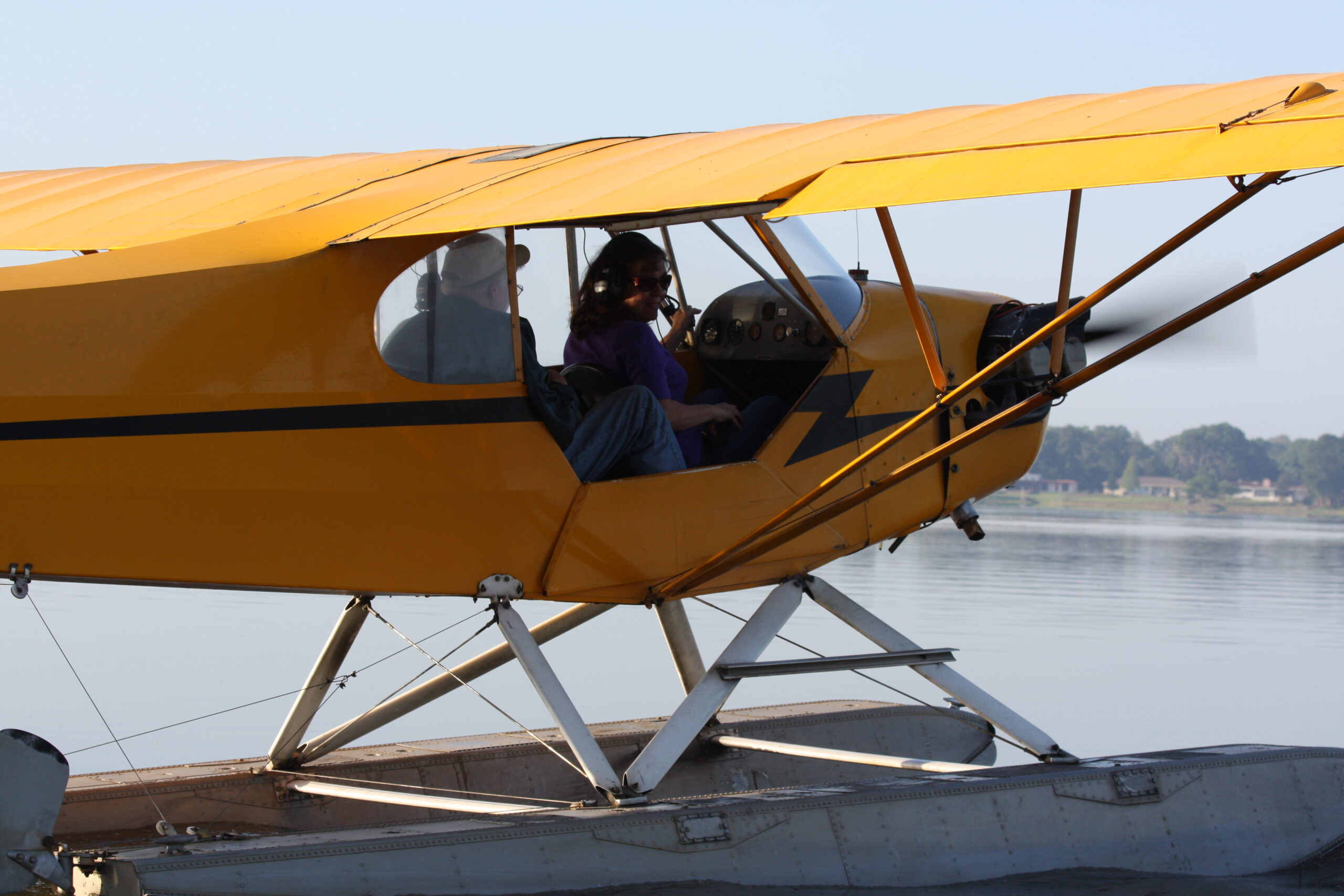 J3 Cub Leaving Dock